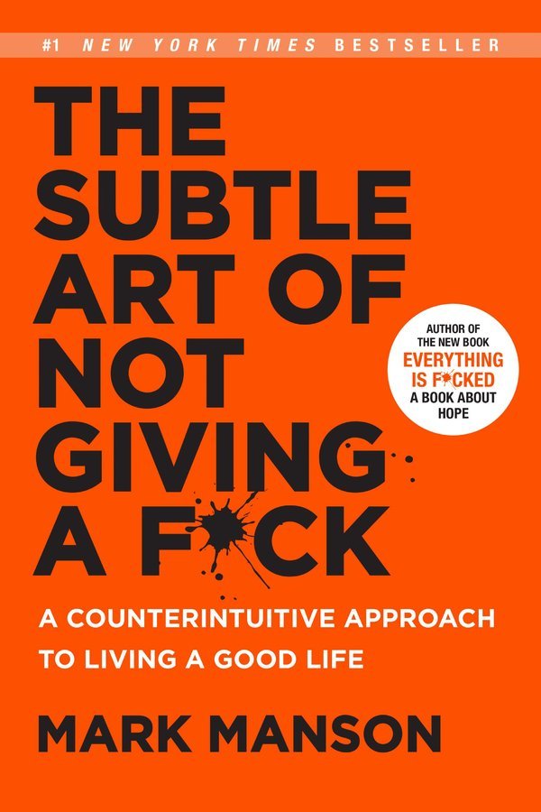 Cover of The Subtle Art of Not Giving a Fuck
